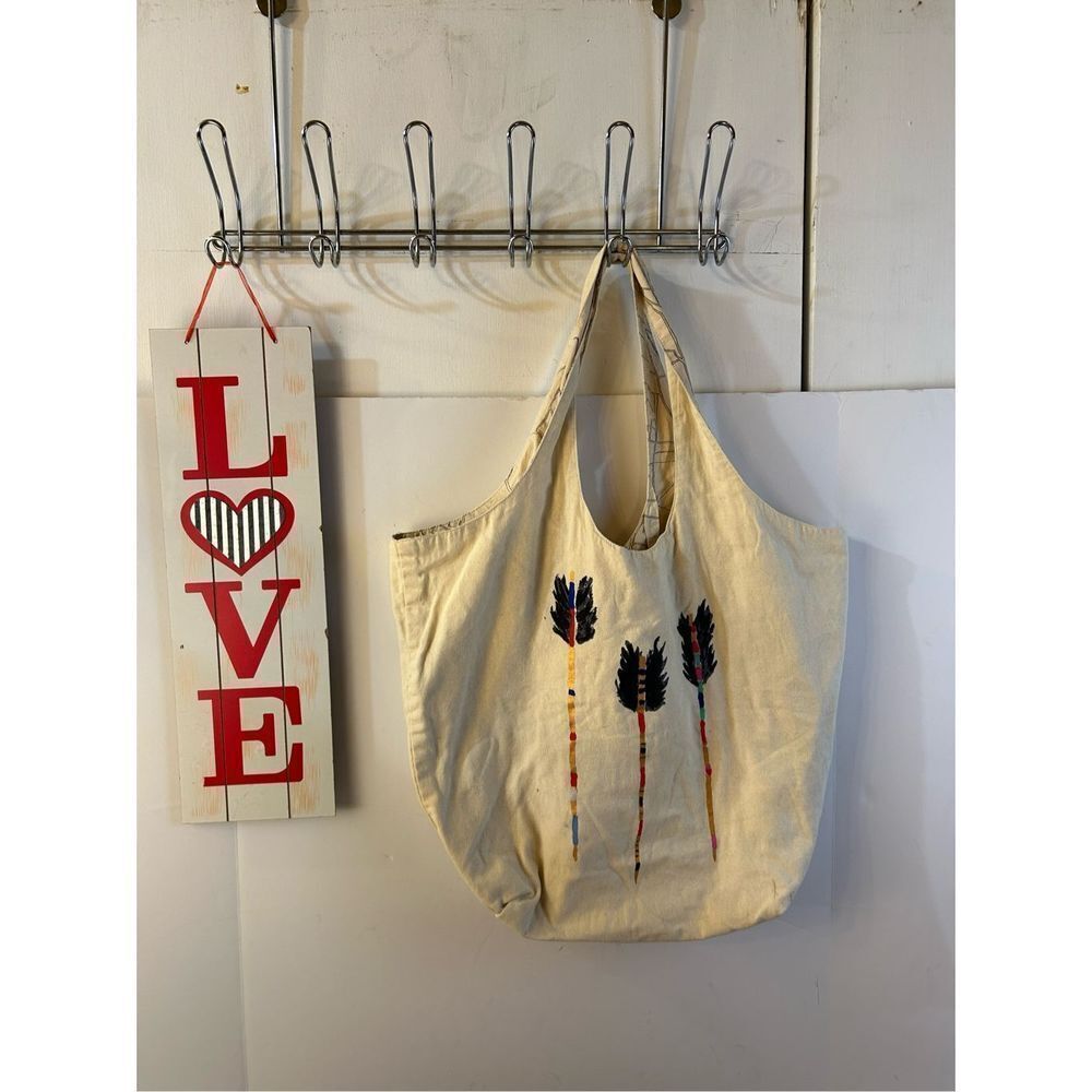 Tom's cotton sack bag arrows target print